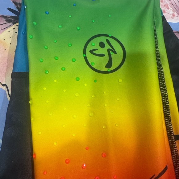 Zumba Swarovski Crystal Leggings, Size XS-S - Picture 5 of 5